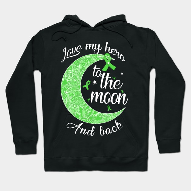 love cerebral palsy hero to the moon Hoodie by TeesCircle